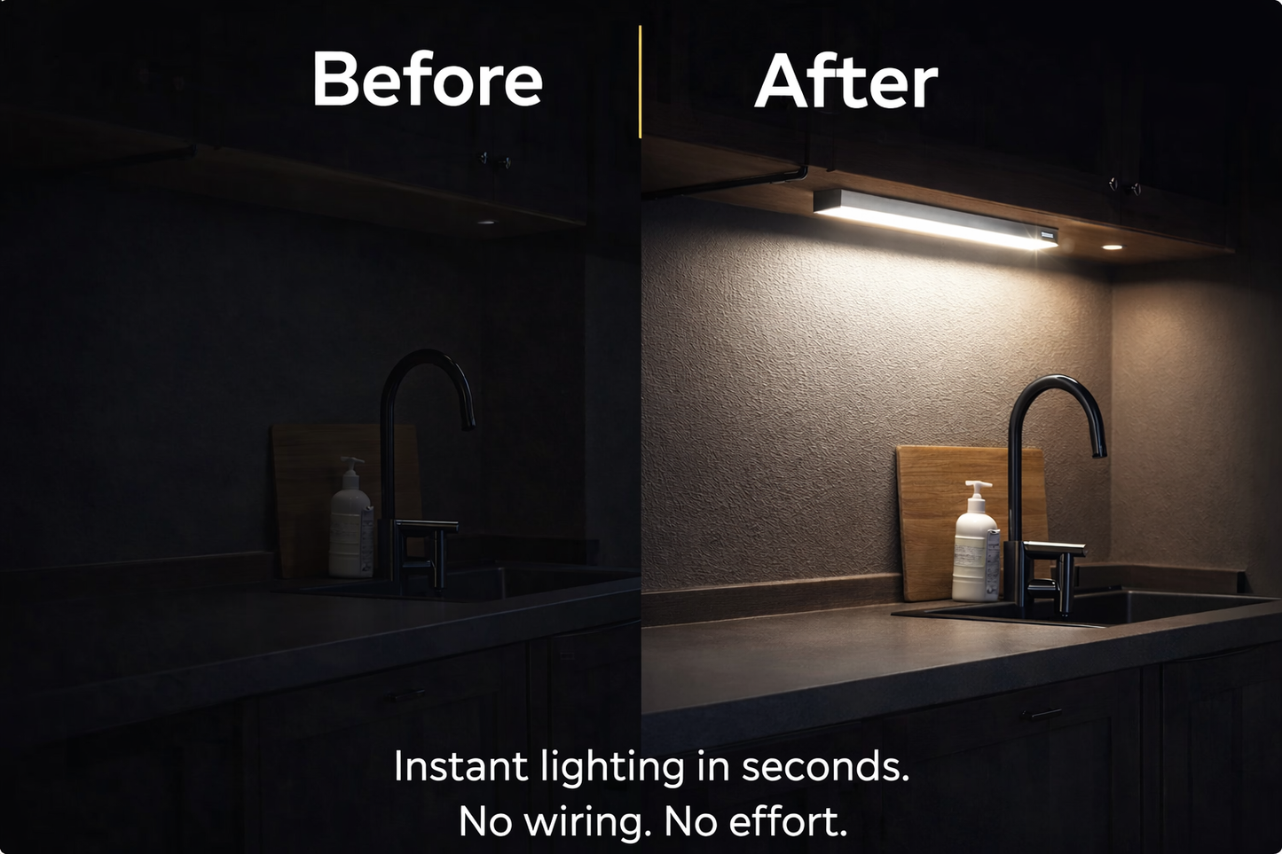 Never Walk in the Dark Again – VELCARIO™ Motion Sensor Light.