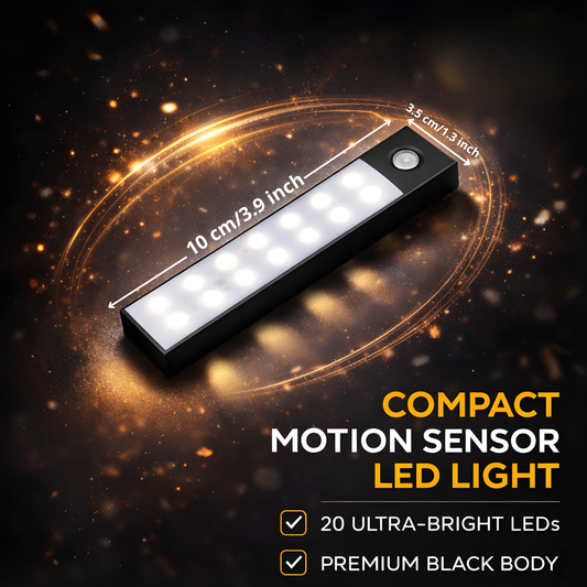 Never Walk in the Dark Again – VELCARIO™ Motion Sensor Light.