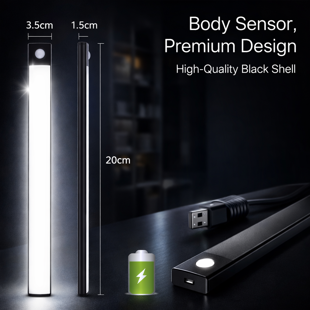 Never Walk in the Dark Again – VELCARIO™ Motion Sensor Light.