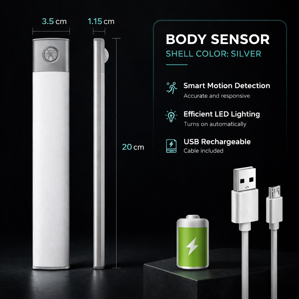 Never Walk in the Dark Again – VELCARIO™ Motion Sensor Light.